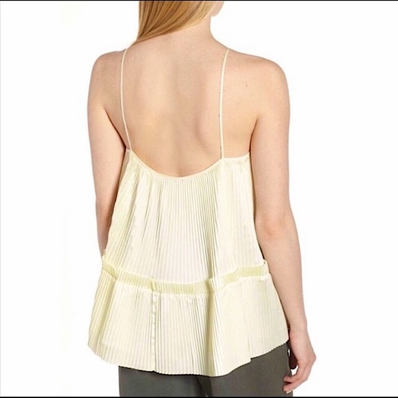 🆕🔥LEWIT REAL SILK BEAUTIFUL COLOR CRINKLE TOP THIN STRAP&VERY ELEGANT&CHIC NWT - Picture 3 of 13